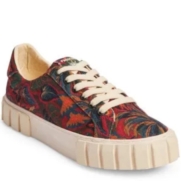 FARM RIO Sunset Forest Platform Sneaker Size 8.5